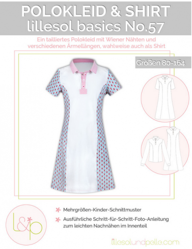 Papierschnittmuster - Polokleid & Shirt No. 57 - Kinder - Lillesol & Pelle